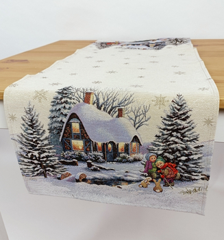 Bieżnik gobelinowy świąteczny 40x100 - B-SWchatka
