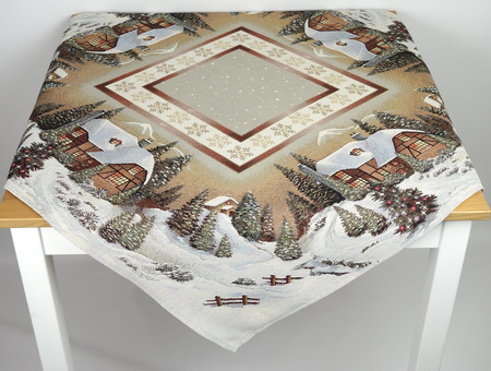 Serweta gobelinowa świąteczna 100x100 - SW228