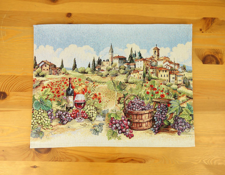 Serwetka gobelinowa 40x50 - winobranie