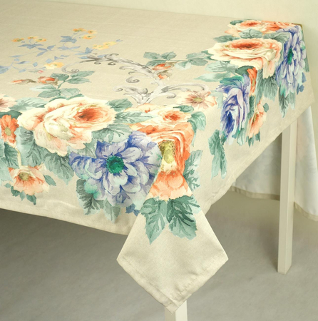 Obrus kolorowe róże 210x150 cm