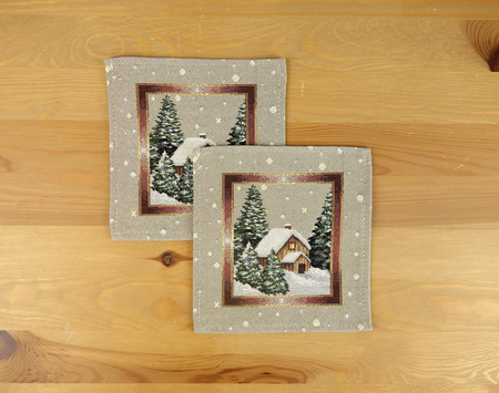 Serwetka gobelinowa 18x18 cm - SW228