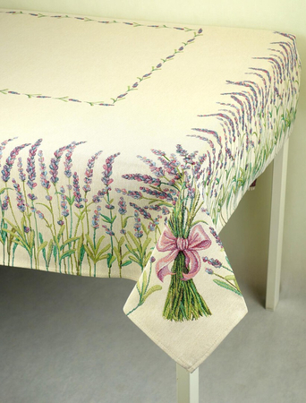 Obrus gobelinowy 240 x 140  - Lawenda 19