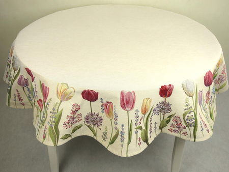 Obrus gobelinowy okrągły 39 - średnica  140 cm