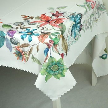 Obrus kolorowe kwiaty  260x150 cm