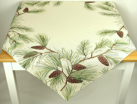 Obrus gobelinowy 100x100 - Sosna