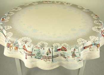 Obrus gobelinowy okrągły SW287 - średnica  140 cm
