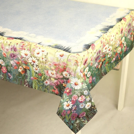 Obrus gobelinowy 180x140 - Polne kwiaty