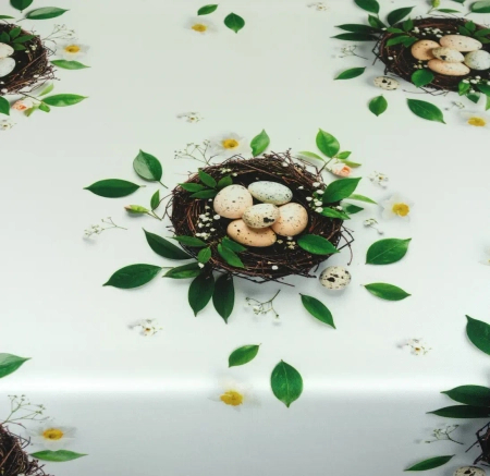 Wielkanocna tkanina obrusowa drukowana W19