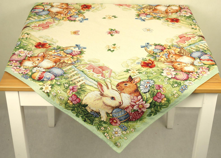 Serweta gobelinowa wielkanocna 100x100  -  W316