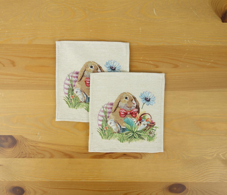 Serwetka gobelinowa 18x18 cm - W309