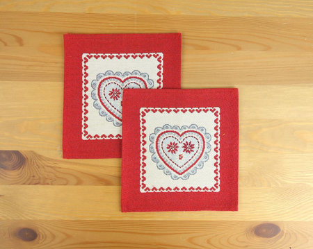 Serwetka gobelinowa 18x18 cm - Folklor 38