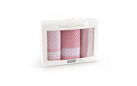 Komplet kuchenny "Maroko" różowy