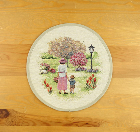 Serwetka gobelinowa średnica 27 cm - W308