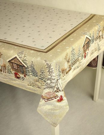 Obrus gobelinowy świąteczny 240x140 - SW274