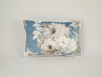 Poduszka welwetowa - Ginebra - niebieska