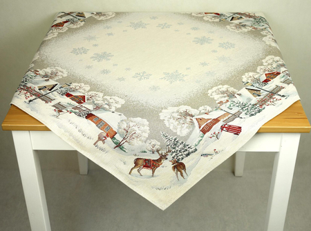 Serweta gobelinowa świąteczna 100x100 - SW287