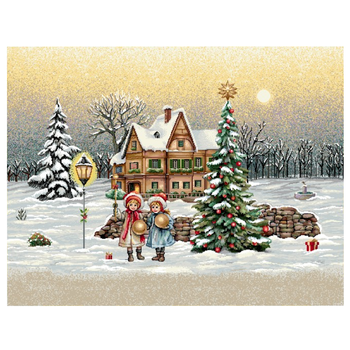 Serwetka gobelinowa 40x50 - Kolędnicy