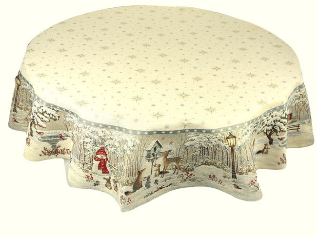 Obrus gobelinowy okrągły  SW235 - średnica  165 cm
