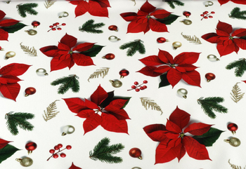 Tkanina obrusowa świąteczna drukowana SW10