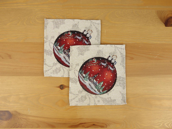 Serwetka świąteczna gobelinowa 18x18 cm - SW204