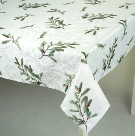 Obrus świąteczny Sosna - podszyty