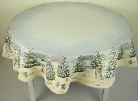 Obrus gobelinowy okrągły SW299 - średnica 165 cm