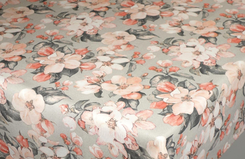 Tkanina obrusowa  z bawełną "Loneta lules" - szerokść 280 cm