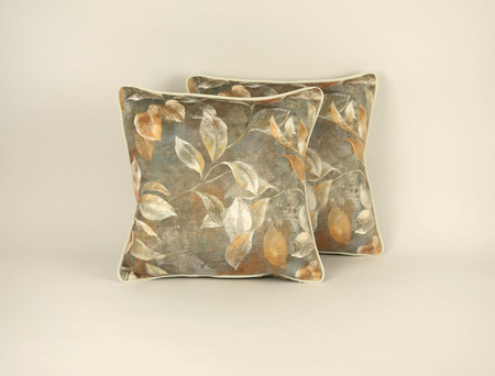 Poszewka welwetowa - Anele Mini - ceglasty