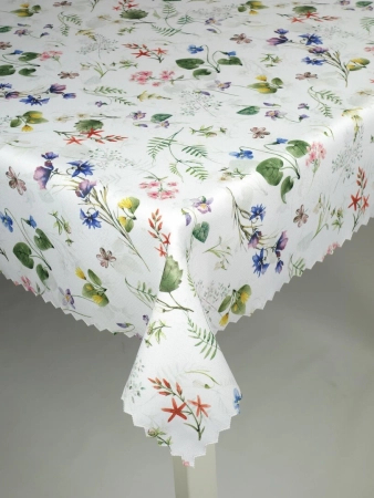 Obrus kolorowy Fiołek  - ząbek