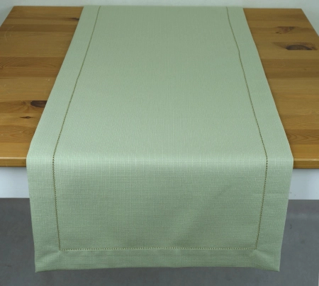 Bieżnik z mereżką Gabriela 40x100 - oliwkowy