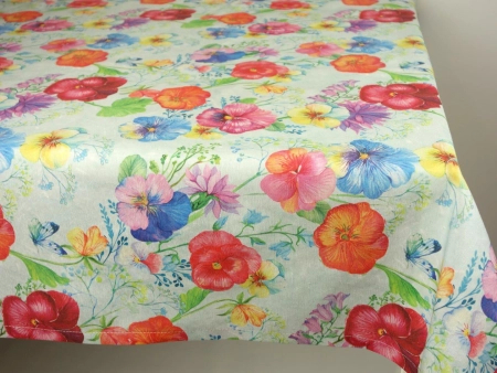 Obrus kolorowy z bawełną Loneta Arya - podszyty