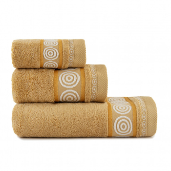 Ręcznik Rondo Beżowy 70x140 cm