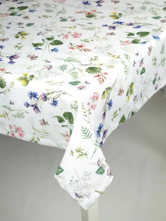 Obrus kolorowy Fiołek - podszyty