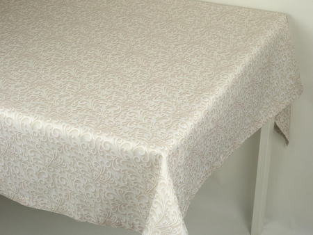 Obrus "Powój 23" - podszyty  , Kwadrat 110 x 110 cm