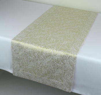 Bieżnik "Marmurek złoty"  40x160 cm