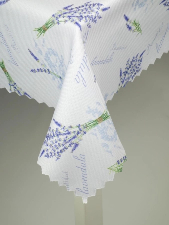 Obrus kolorowy Lawenda 3 - ząbek