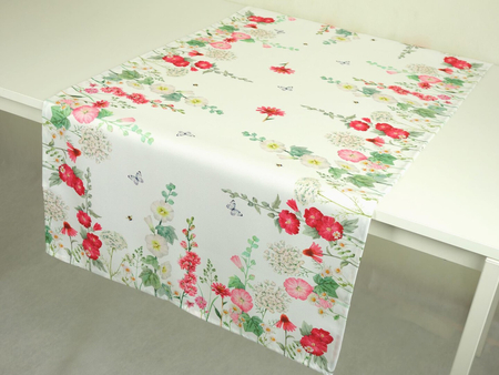 Bieżnik kolorowy z nadrukiem 60x120 cm P111