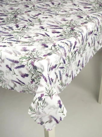 Obrus kolorowy Lawenda 5 - ząbek