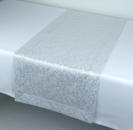 Bieżnik "Marmurek srebrny" 40x160 cm