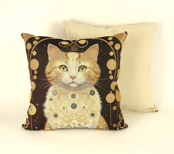 Poszewka gobelinowa Kot - secesyjny