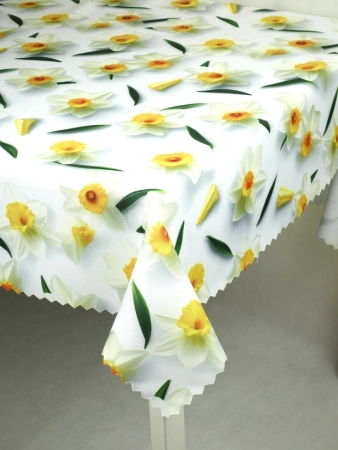 Obrus kolorowy Narcyz - ząbek