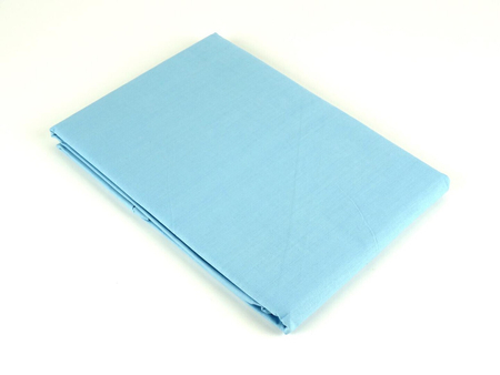 Prześcieradło bawełniane 160 x 200 - turkusowe