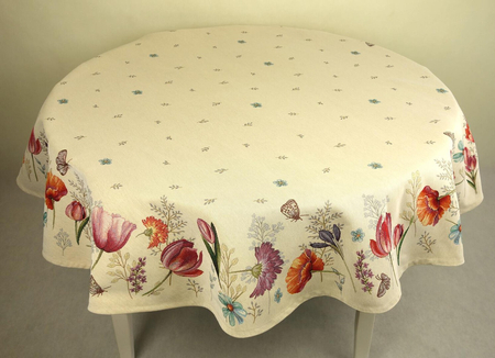 Obrus gobelinowy okrągły  30 - średnica  165 cm