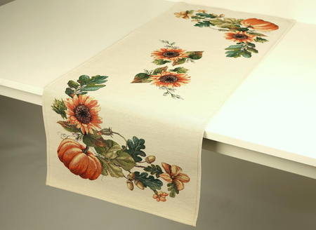 Bieżnik gobelinowy 40x100 - Dynie