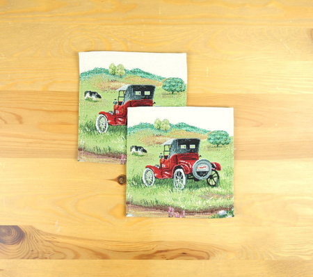 Serwetka gobelinowa 18x18 cm - piknik