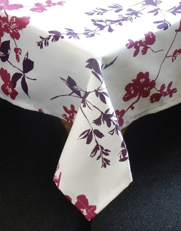 Obrus "Kwiaty K-2" - podszyty