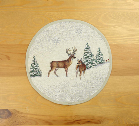 Serwetka gobelinowa średnica 27 cm - 260