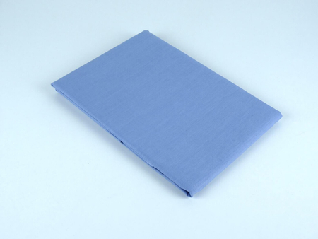 Prześcieradło bawełniane 160 x 200 - niebieskie