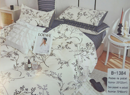Pościel bawełniana 200 x 220 - B-1384