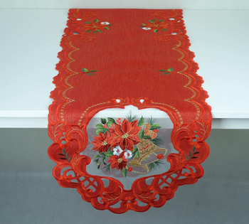 Bieżnik haftowany świąteczny 40 x 180 cm - 8142R